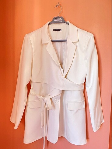 Beyaz BLAZER CEKET