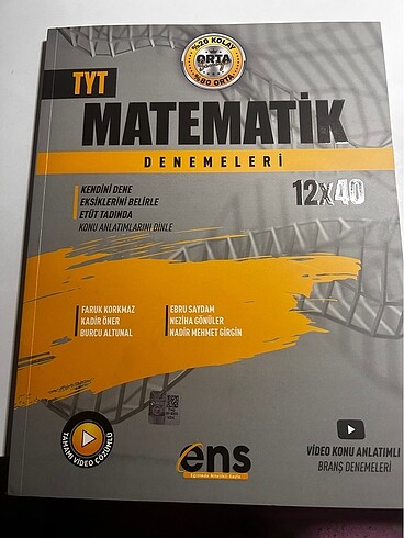 ens tyt matematik branş denemeleri