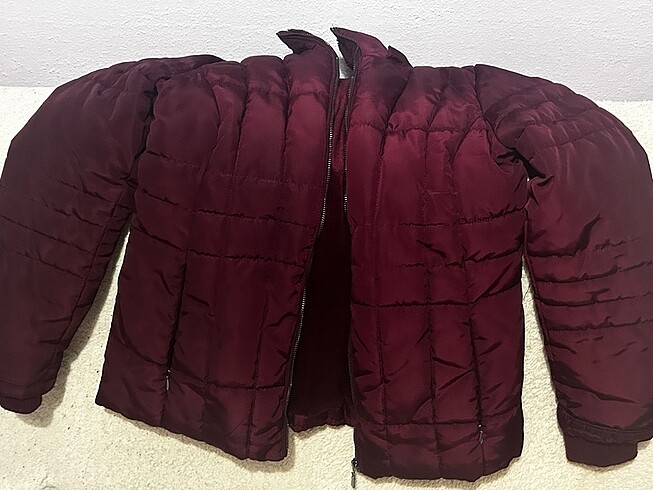 m Beden lc waikiki kadın bordo mont