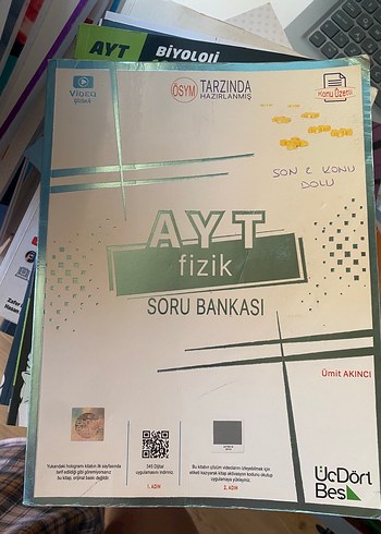 AYT Fizik Soru Bankası ÜçDörtBeş