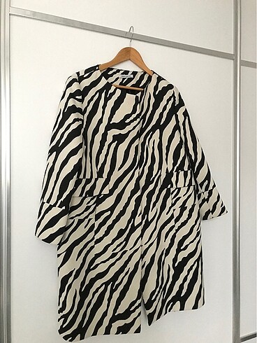 Zebra desen ceket