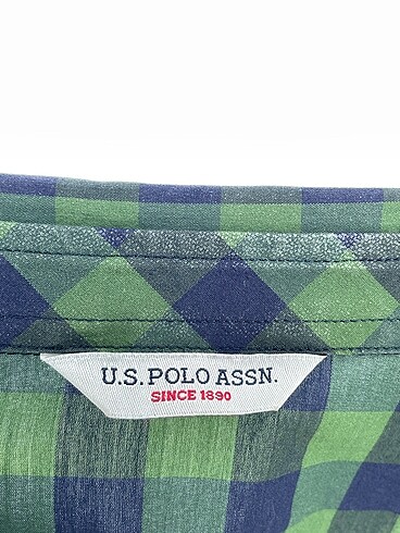 38 Beden yeşil Renk U.S Polo Assn. Gömlek %70 İndirimli.