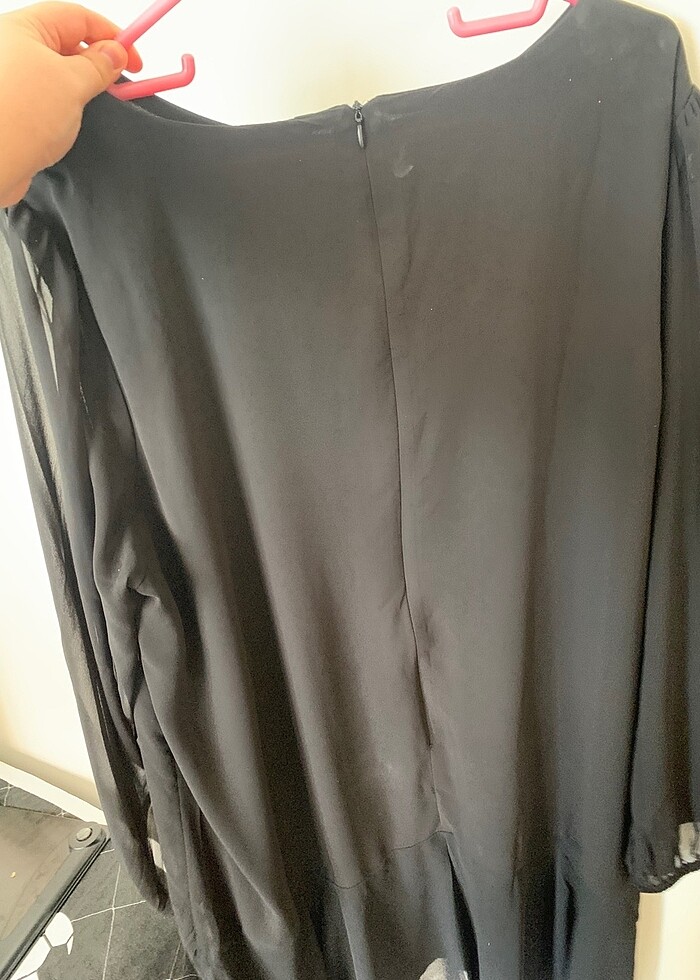 Curve şifon elbise - Görsel 2