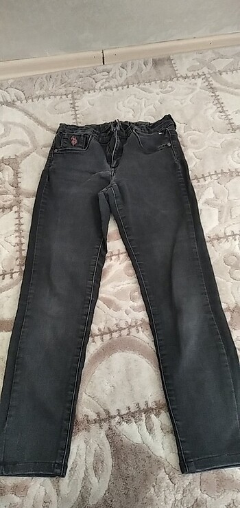 U.S Polo Assn. Kadın Siyah Kot Pantolon