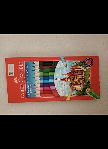Faber Castell 12'li kuru boya kalemi
