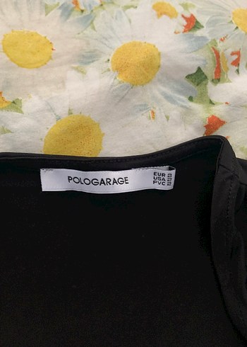 Siyah Drapeli V Yakalı bluz - Görsel 3