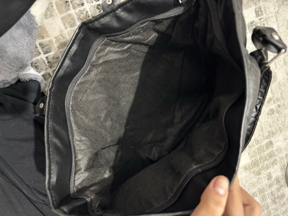 Gri Kapitone Kadın Omuz Çantası - Görsel 2