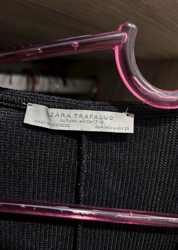 Siyah V Yaka Midi Kadın Elbise - Görsel 2