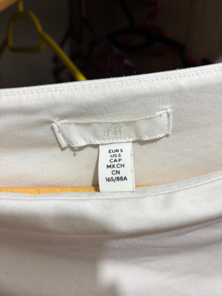 Uzun Kollu Beyaz Keten Bluz - Görsel 3