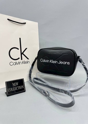 Calvin Klein Siyah Baskılı Kadın Çantası