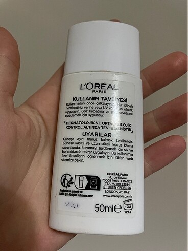 Loreal Paris Gunes kremi