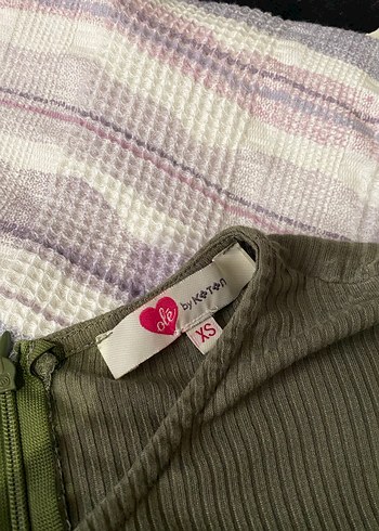 Kısa Kollu Haki Tulum - Görsel 3