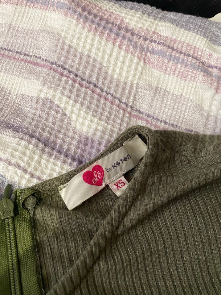 Kısa Kollu Haki Tulum - Görsel 3