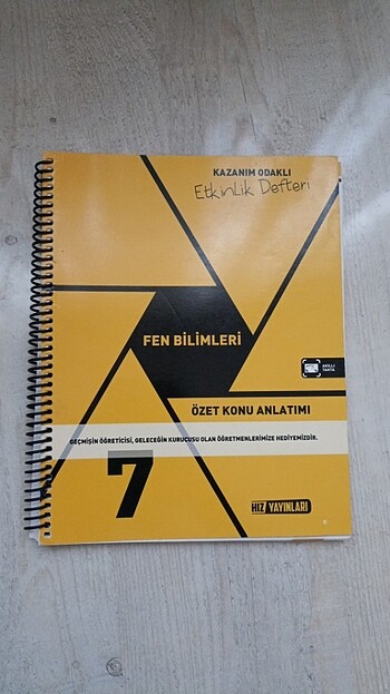  Hiz yayinlari 7.sinif fen konu anlatimli test çözümlü kitap