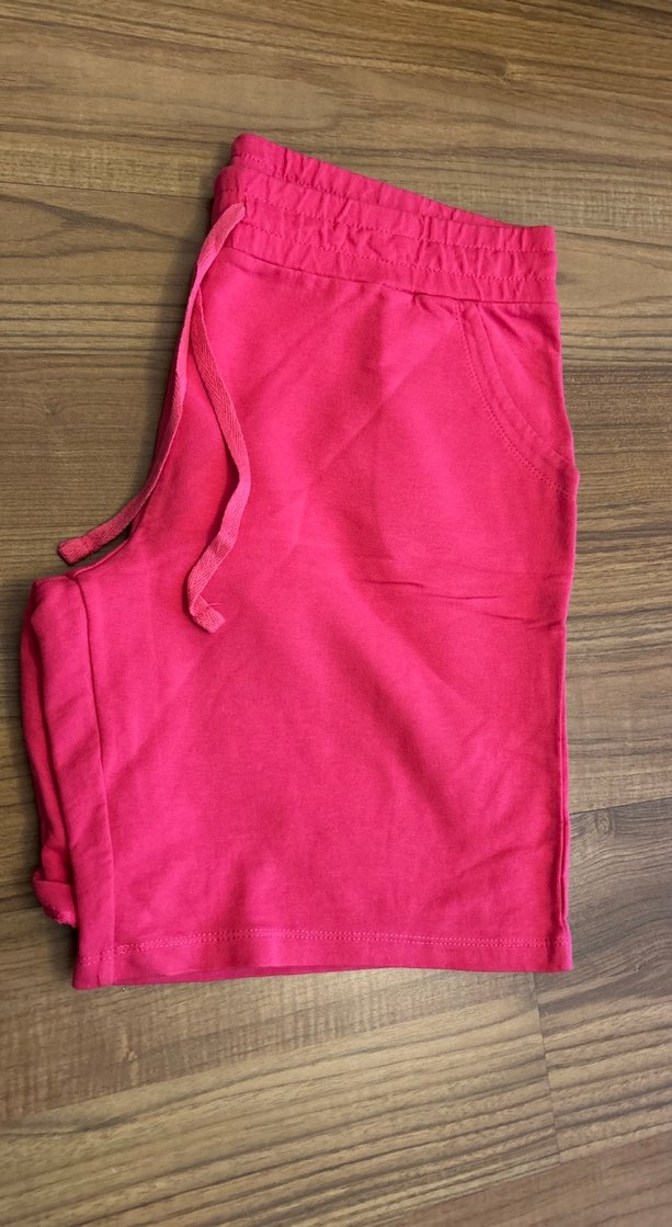 Pembe Kadın Bermuda Şort Rahat Kesim - Görsel 2