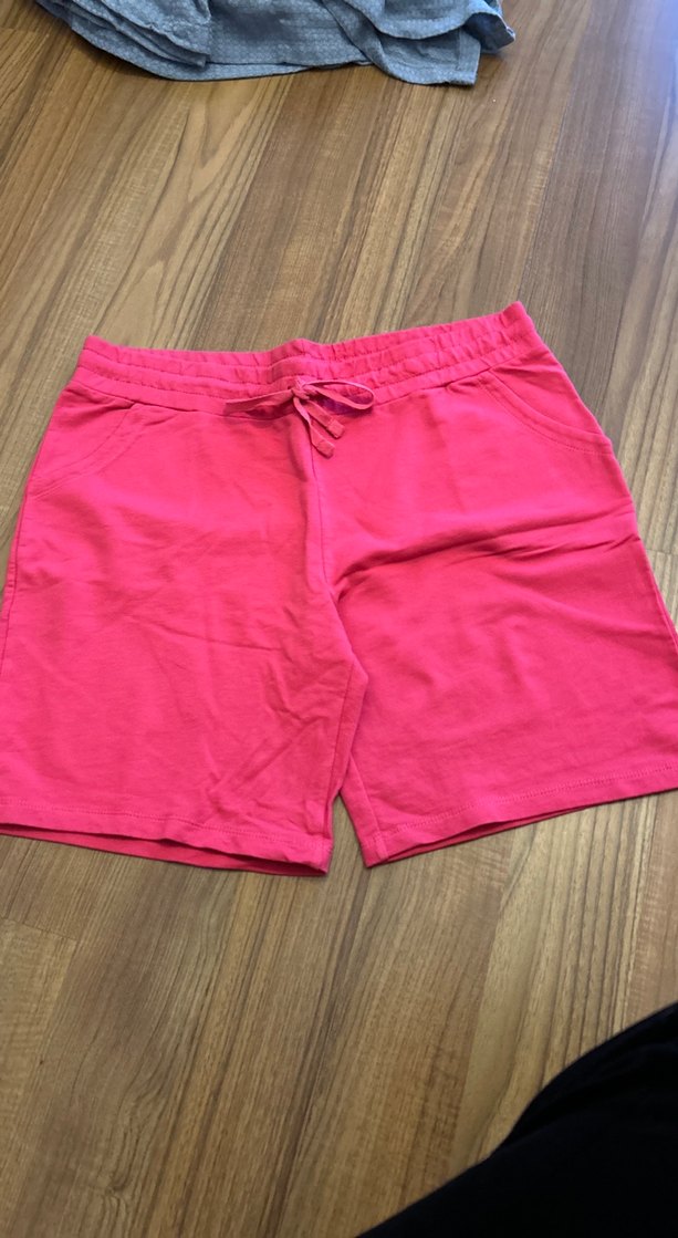 Pembe Kadın Bermuda Şort Rahat Kesim - Görsel 4