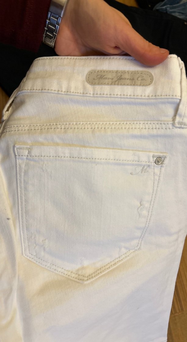 Beyaz Kadın Midi Bermuda Şort - Görsel 5