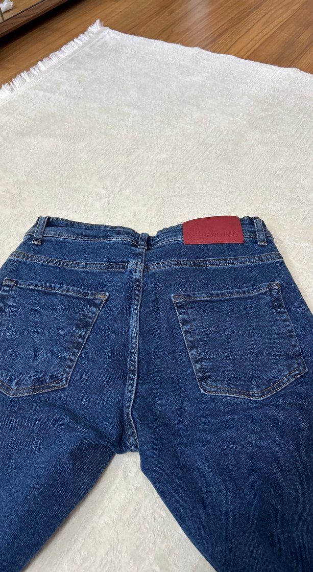 Erkek Mavi Denim Regular Fit Jean - Görsel 3