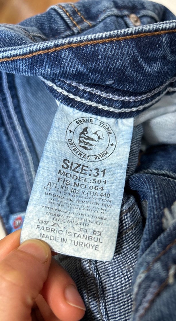 Erkek Mavi Denim Regular Fit Jean - Görsel 4