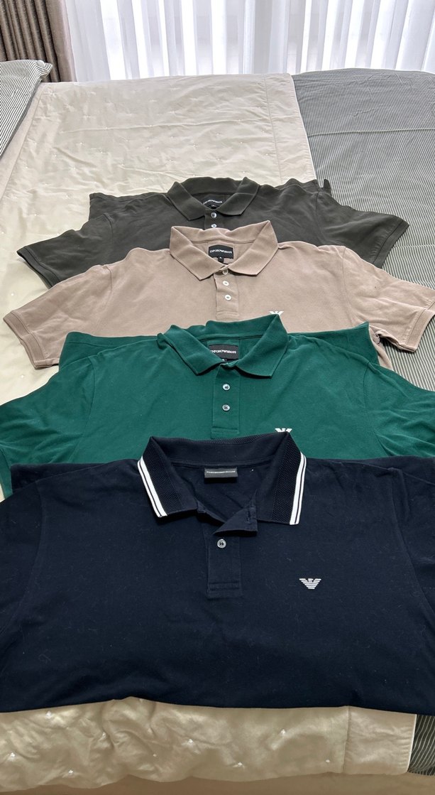 Erkek Koyu Yeşil Polo Tişört Pamuk - Görsel 3