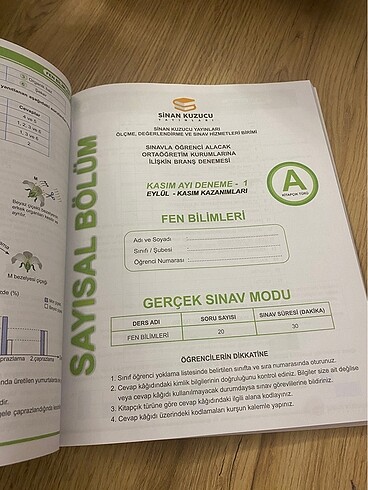  Beden 8. Sınıf Fen Deneme Sinan Kuzucu