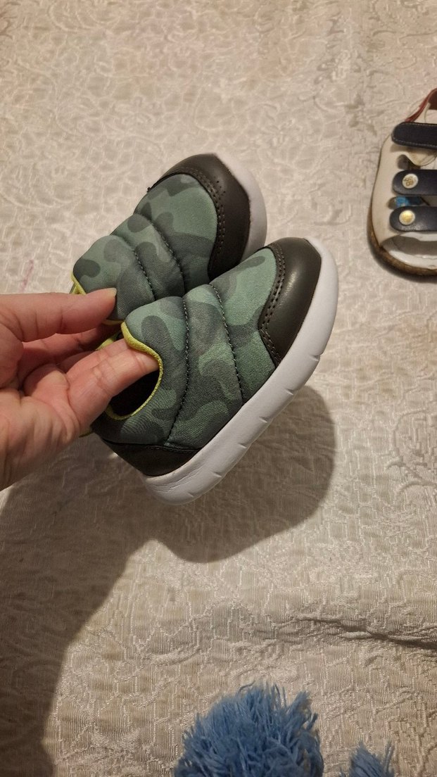 Erkek Bebek Gri Kamuflaj İlk Adım Ayakkabısı - Görsel 3