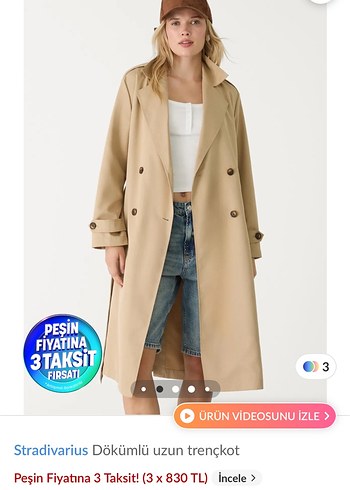 Stradivarius Stradivarius Trençkot