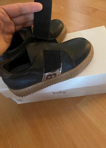 Cırtlı Siyah Erkek Çocuk Ayakkabısı - Görsel 4