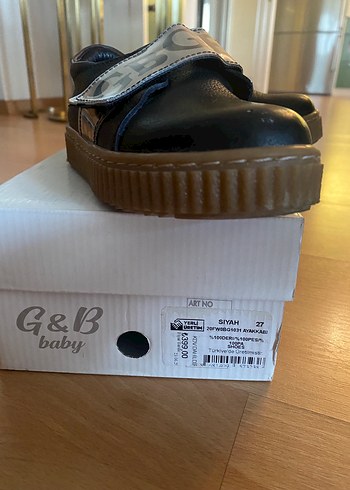 Cırtlı Siyah Erkek Çocuk Ayakkabısı - Görsel 6