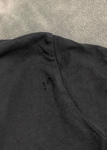 Kız Çocuk Siyah Baskılı Kısa Kollu Tişört - Görsel 3