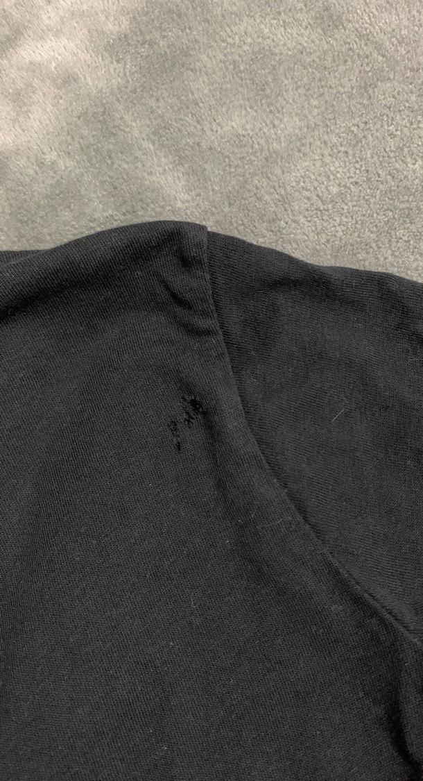 Kız Çocuk Siyah Baskılı Kısa Kollu Tişört - Görsel 3