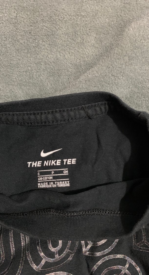 Kız Çocuk Siyah Baskılı Kısa Kollu Tişört - Görsel 5