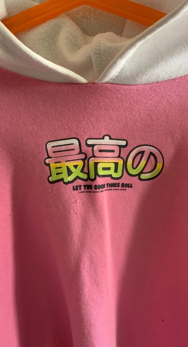Pembe Kapüşonlu Rahat Sweatshirt - Görsel 2