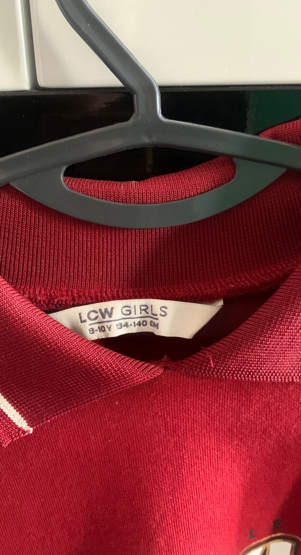 Kırmızı Brooklyn Baskılı çocuk tişörtü - Görsel 3