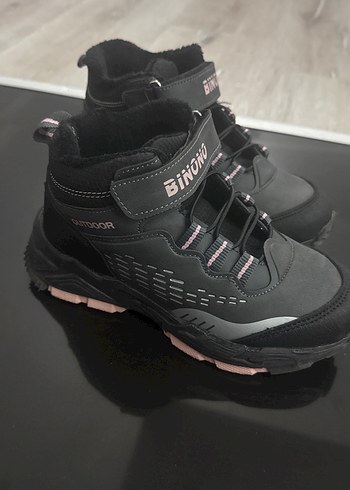 Kız Çocuk Siyah Gri Baskılı Spor Ayakkabı - Görsel 2