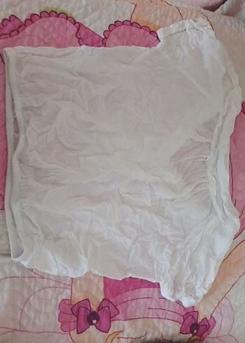 beyaz keten fırfırlı gömlek - Görsel 2