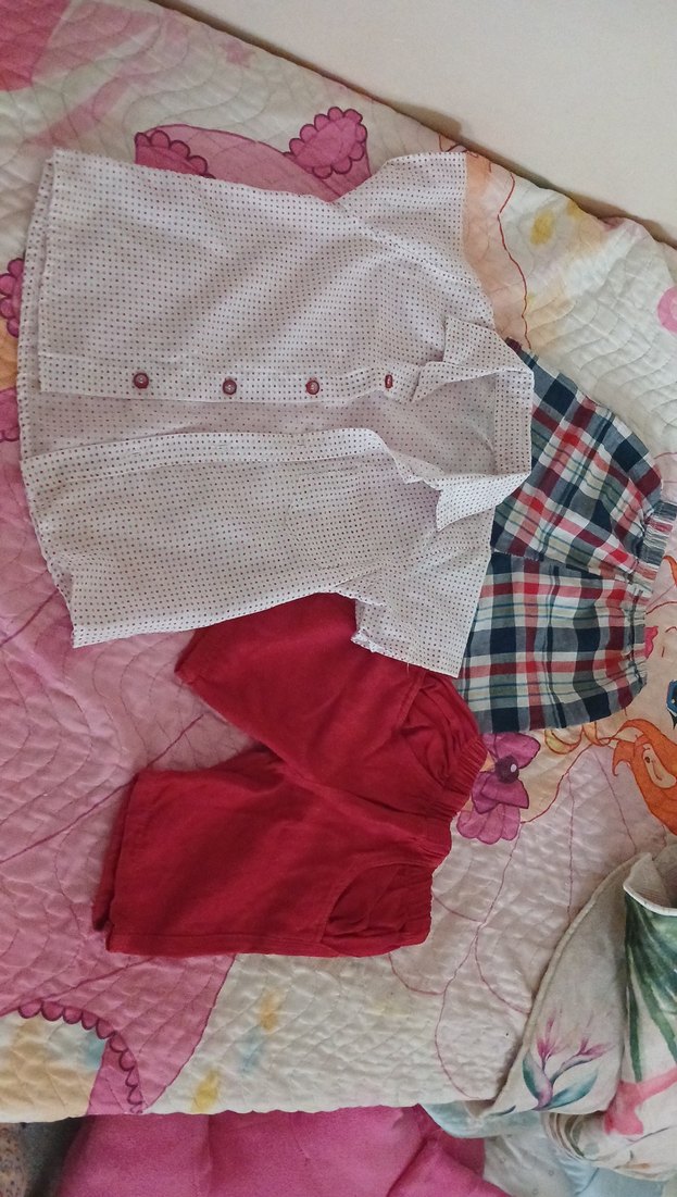 Erkek Çocuk Beyaz Kısa Kollu Gömlek - Görsel 2