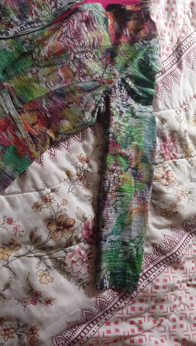 Kadın Çok Renkli Bohem Midi Ceket m ve l uyumlu - Görsel 4