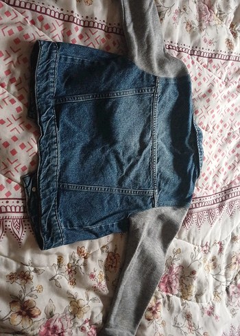 Erkek Çocuk Gri Denim Ceket - Görsel 6