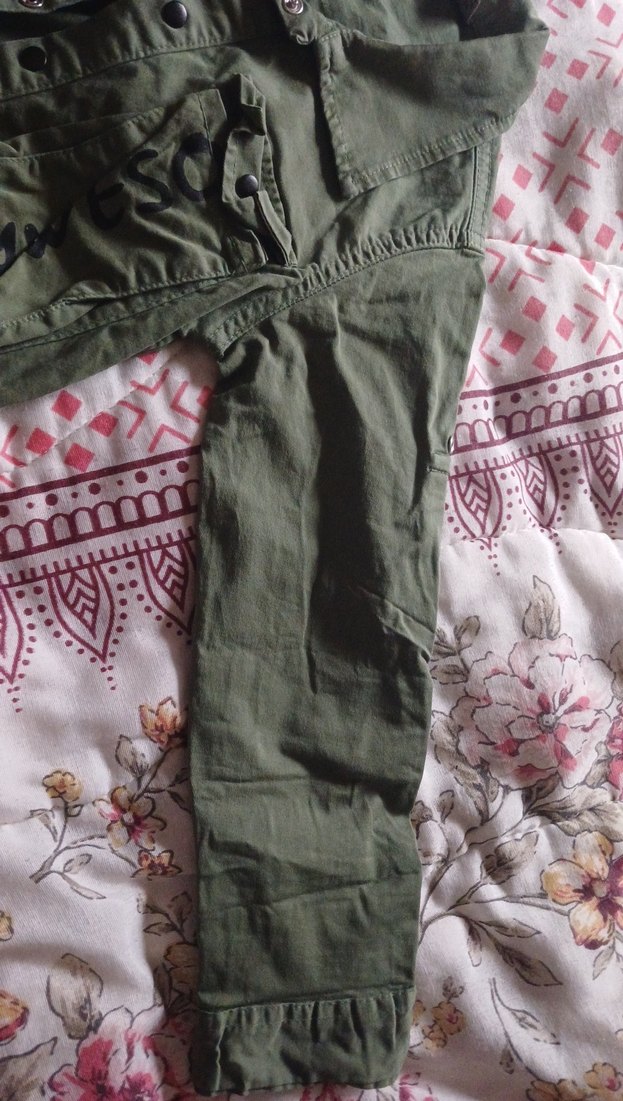 Haki Kamuflaj çocuk gömlek - Görsel 4