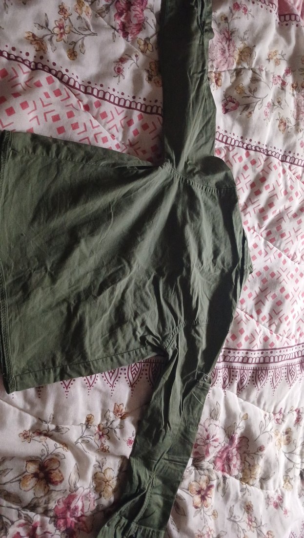 Haki Kamuflaj çocuk gömlek - Görsel 5