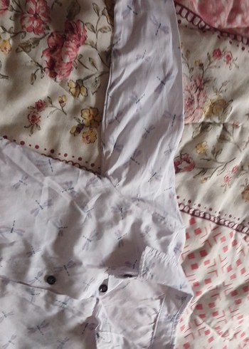 Erkek Çocuk Beyaz Uzun Kollu Gömlek - Görsel 3