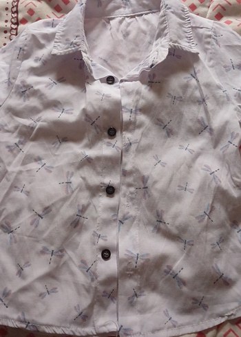 Erkek Çocuk Beyaz Uzun Kollu Gömlek - Görsel 4