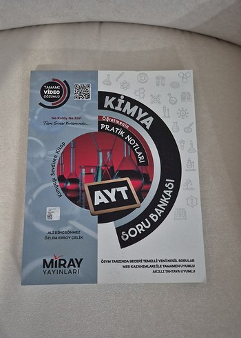 Miray Yayınları AYT Kimya Pratik Notları Soru Bankası