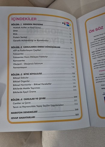  Beden Renk Modern Biyoloji AYT 12. Sınıf Konuları Kitabı
