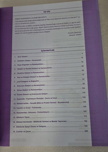  Beden Barış Hoca AYT Dr. Biyoloji Soru Bankası