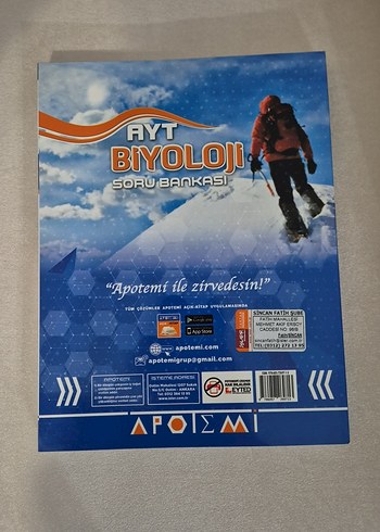  APOTEMİ AYT Biyoloji Soru Bankası