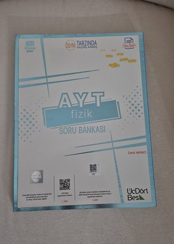 AYT Fizik Soru Bankası ÜçDörtBeş