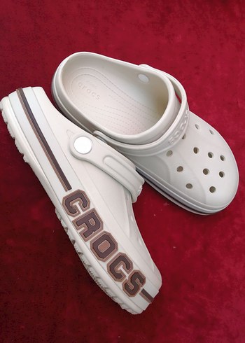 universal Beden beyaz Renk Crocs Beyaz Erkek/kadın Terlikler Velcro Bantlı