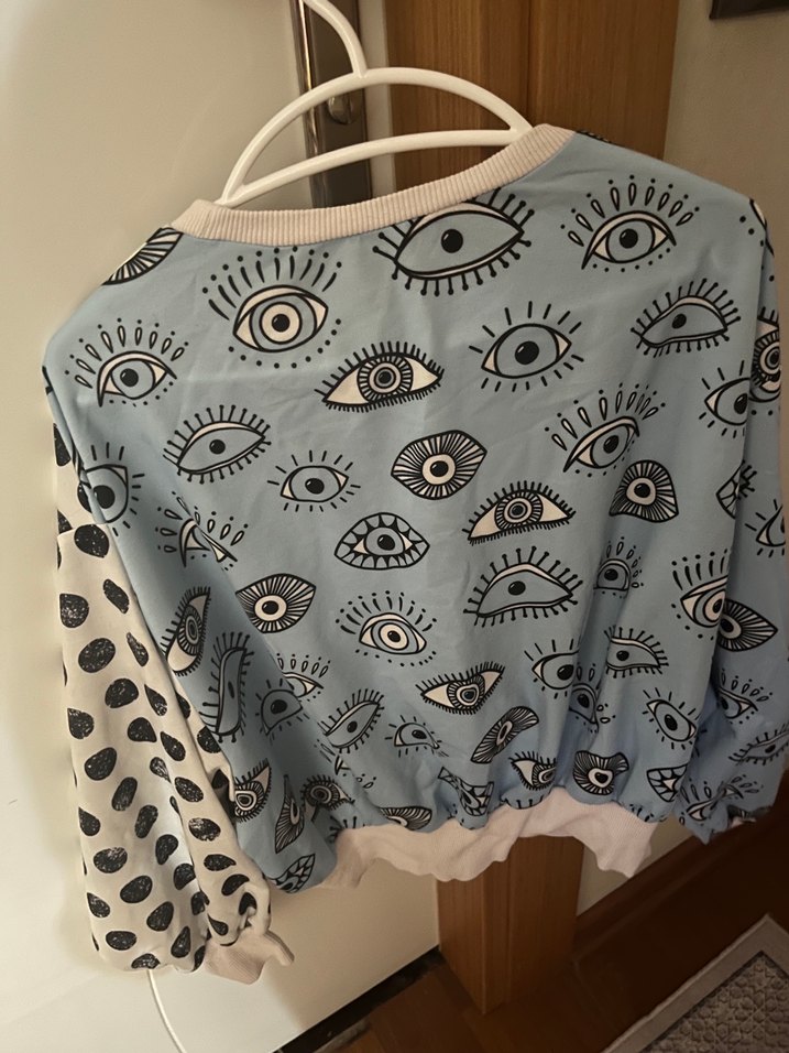 Bohem Çok Renkli Uzun Kollu Sweatshirt - Görsel 2